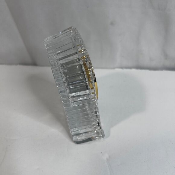 Imperial Crystal NEW 24% Lead Crystal Grandfather Clock 3.5" x 4" Desk Decor - Picture 4 of 11